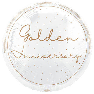 Golden Anniversary 18" Foil Balloon