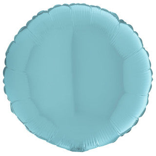 Plain Round Light Blue 18" Balloon