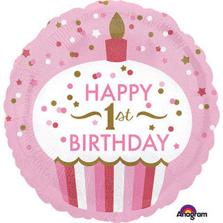 Age 1 Cake 18" Foil Balloon