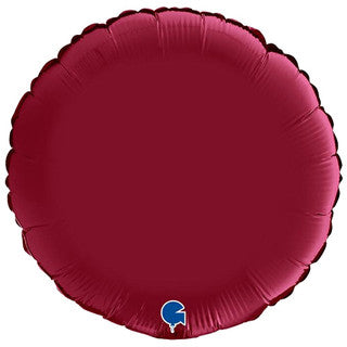 Plain Round Red/ Orange 18" Balloon