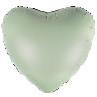 Plain Heart Green 18" Balloon
