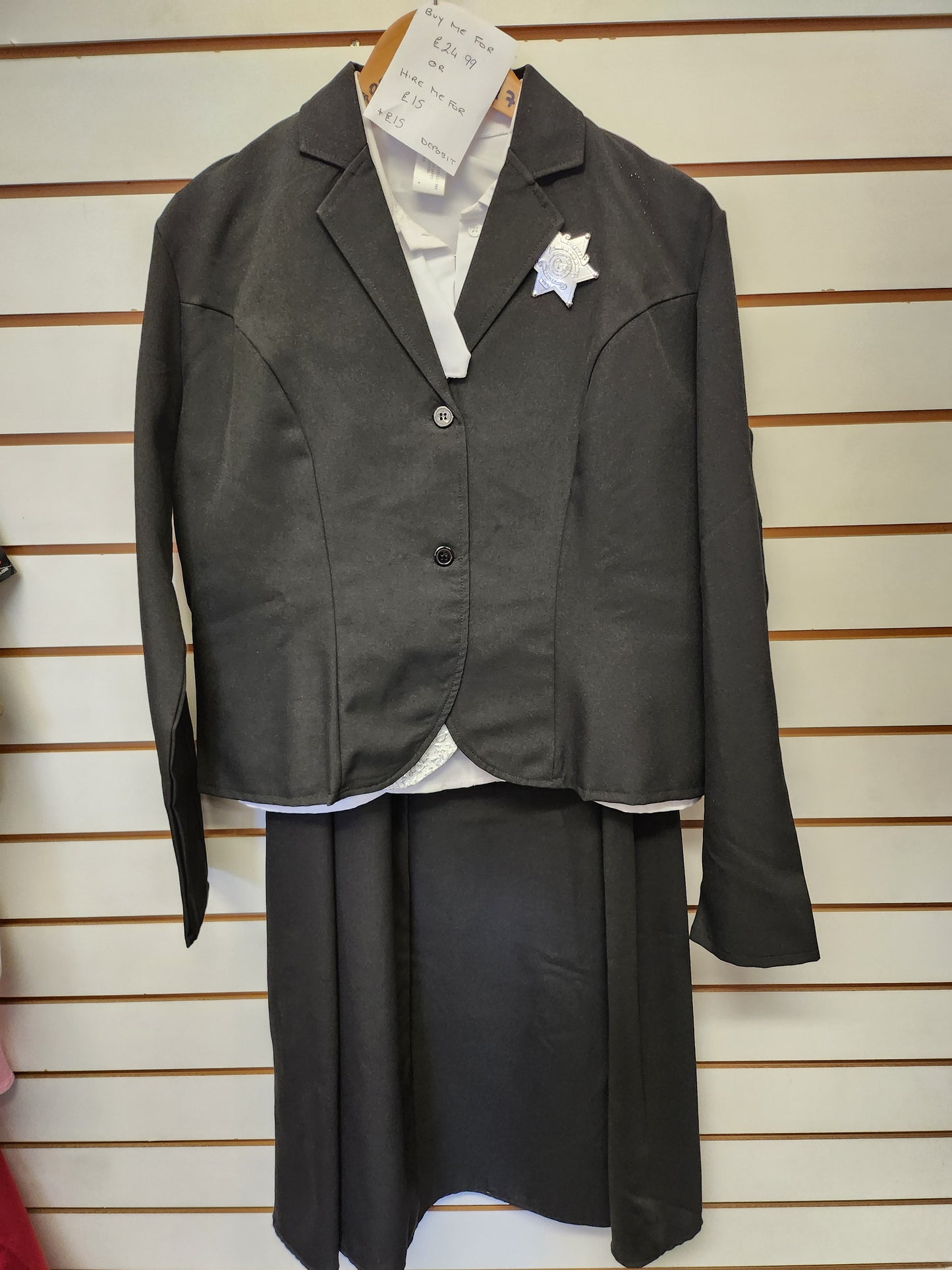 Lady Sheriff Costume 16-18