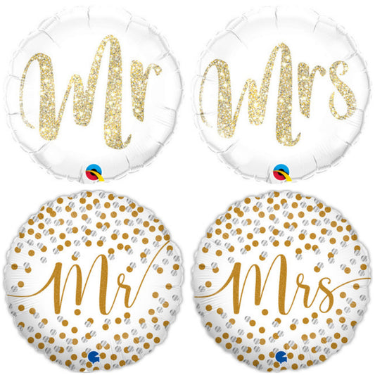 Mr or Mrs 18" Foil Balloon
