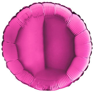Plain Round Pink/ Rose 18" Balloon