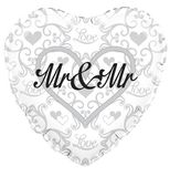 Mr and Mr 18" Foil Balloon