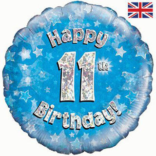 Age 11 Sparkle/ Character 18" Foil Balloon