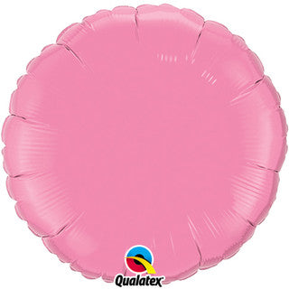 Plain Round Pink/ Rose 18" Balloon