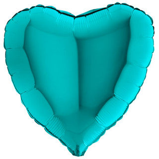 Plain Heart Blue 18" Balloon