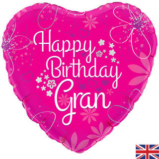 Happy Birthday Gran 18" Foil Balloon