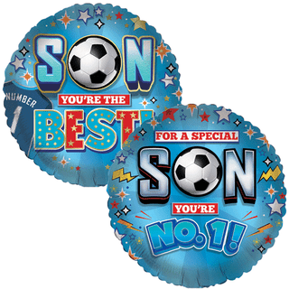 No.1  Son 18" Foil Balloon
