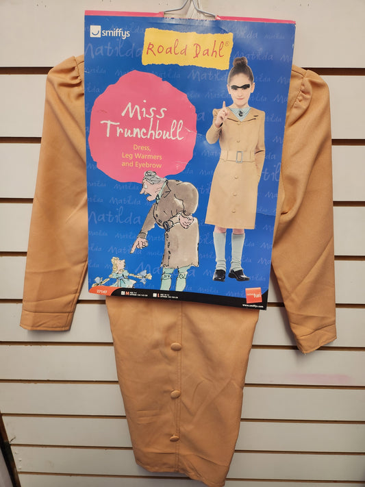 Official Roald Dhal Miss Trunchball Child Costume 7-9