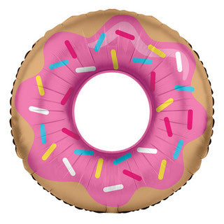 Doughnut Pink Supershape Foil Balloon
