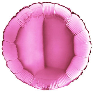 Plain Round Pink/ Rose 18" Balloon