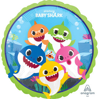 Baby Shark Family 18" Foil Balloon