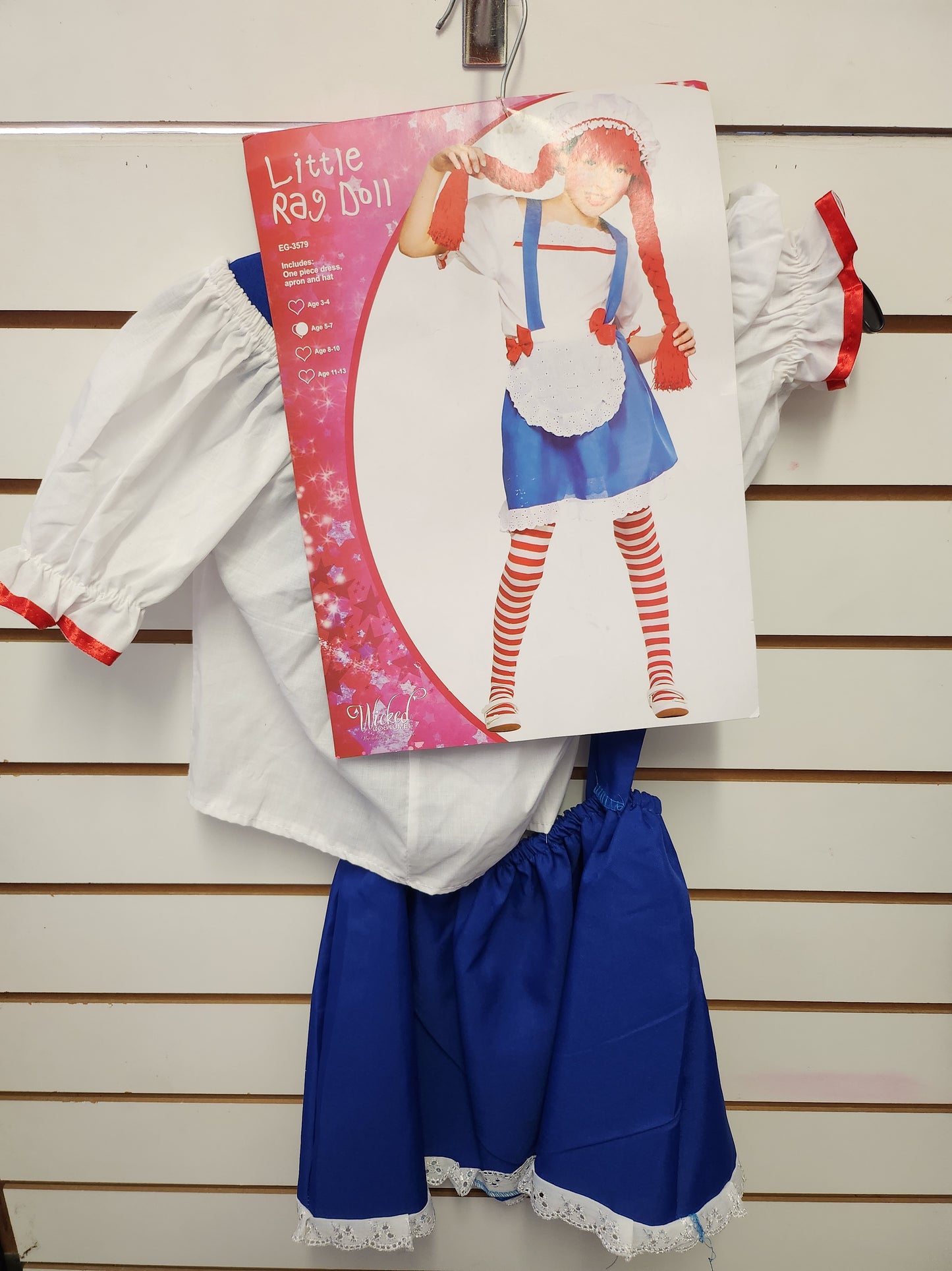 Rag Doll Child Costume 5-7