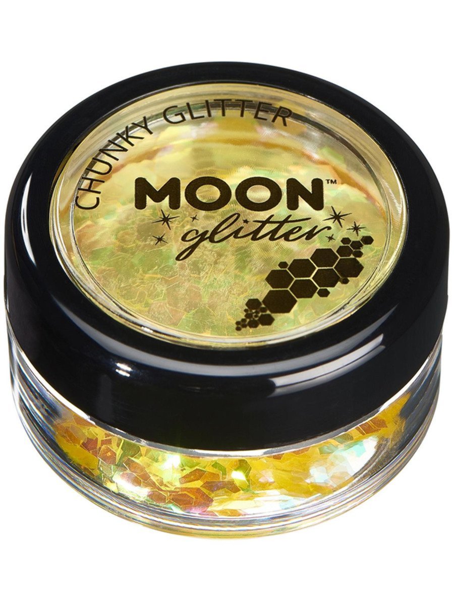 Moon Creations Face and Body Glitter Iridescent Chunky Pot