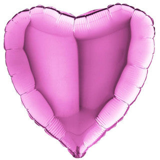 Plain Heart Pink 18" Balloon