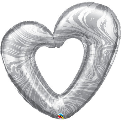 Cutout Heart Supershape Foil Balloon
