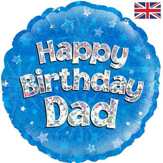 Happy Birthday Dad 18" Foil Balloon