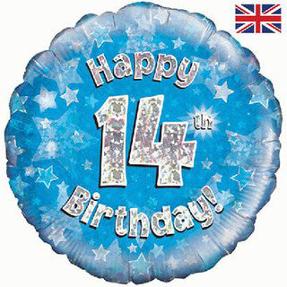 Age 14 Sparkle 18" Foil Balloon