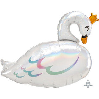 Swan Supershape Foil Balloon