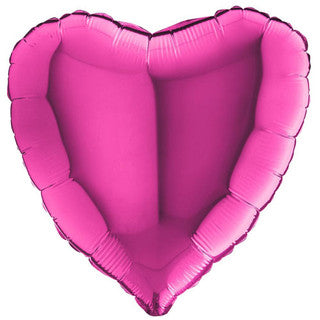 Plain Heart Pink 18" Balloon