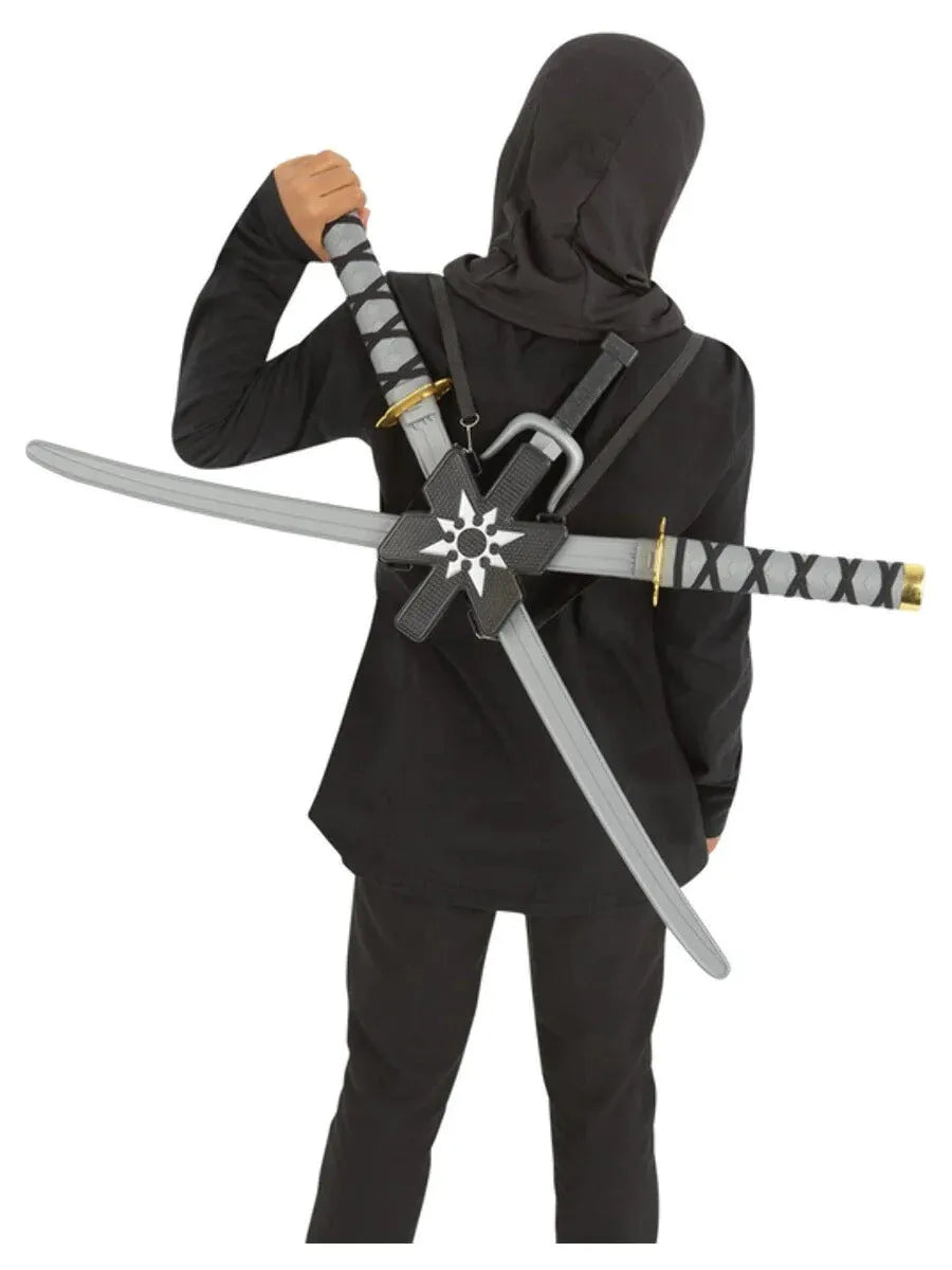 Twin Swords and Backpack
