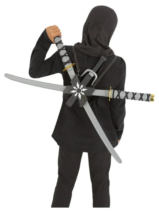 Twin Swords and Backpack