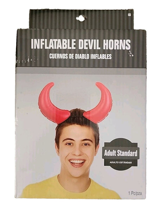 Inflatable Devil Horns Red
