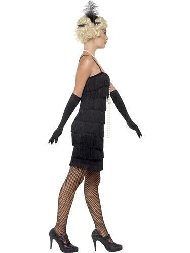 Flapper Black Short Costume
