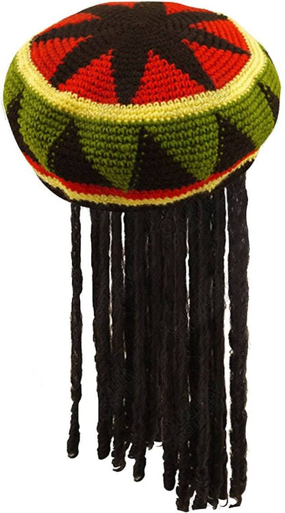 Rasta Hat with Hair