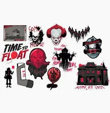 I.T Horror Cutout Pack 12Pkt