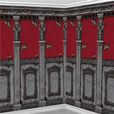 Gothic Manor Room Roll Scene Setter Decoration