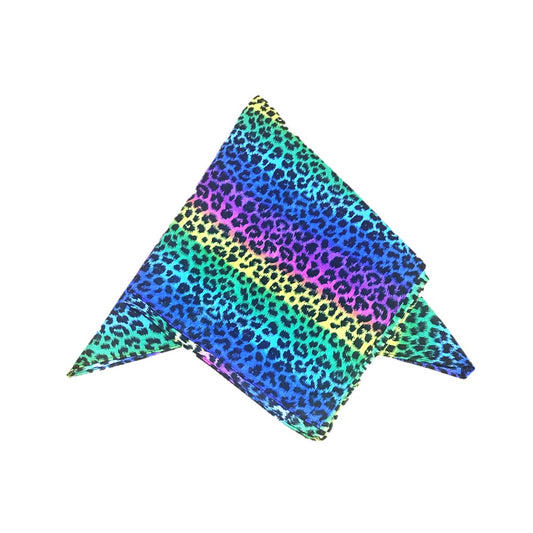 Neon Leopard Bandana/ Neckscarf