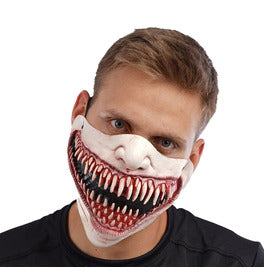 Creepy Chuckle Clown Half Mask