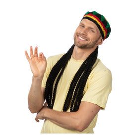 Rasta Hat with Hair