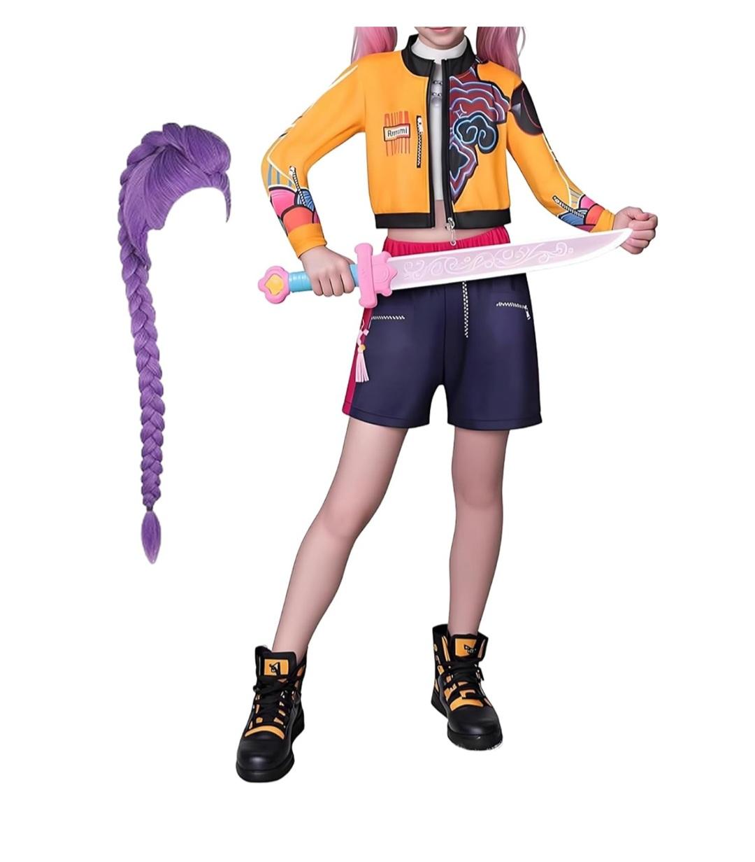 🌟New🌟 Demon Huntress Purple Child Costume