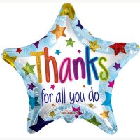 Thanks For All You Do 18" Foil Balloon