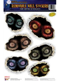 Horror Eyes Window Stickers